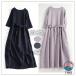  One-piece весна . минут рукав женский длинный linen способ длинный One-piece женский casual колени внизу хлопок лен способ осень платье body type покрытие надеты .. свободно kok