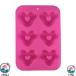  силикон type пончики Mini пончики Heart. форма DIY форма бублика Madeleine type кекс золотой type жарение форма бублика 6ke брать силикон обработка розовый легкий в использовании 