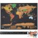  scratch карта космос карта карта мира 82.5 x 59.4 cm путешествие карта постер путешествие карта учеба карта интерьер стена. оборудование орнамент подарок 