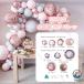  день рождения ba Rune украшение установка комплект 174PCS серебряный розовый Северная Европа Princess party украшение модный способ судно DIY оборудование орнамент 