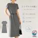  One-piece cut and sewn One-piece длинный One-piece женский рубашка One-piece короткий рукав длинный длинный рубашка long T колени длина One-piece красивый . свободно body 