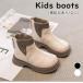  ботинки Kids чёрный soft кожа осень-зима ребенок ботинки короткие сапоги девочка Junior пинетки Kids ботинки защищающий от холода ботинки защищающий от холода обувь симпатичный обратная сторона ворсистый 