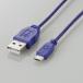 ELECOM microUSB֥ 1.2m/Purple Accessories