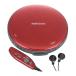 OHM portable CD player 3870Z remote control *AC adaptor attaching / red Accessories