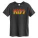 Kiss Kiss - Classic Logo Distressed T-shirts X Large Apparel
