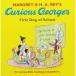  английский язык книга с картинками Curious Georges First Day at School бумага задний версия 