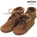 MINNETONKA/ Minnetonka /Children's Ankle High Tramper Boot/13-22cm/2422/Brown Suede