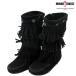 MINNETONKA/ Minnetonka /3-Layer Fringe Suede Braid Trim Side Zip/14-19cm/2659/BLACK