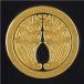  house . lacqering seal house . sticker [ circle .... load ] gold 30mm