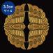  дом . лакировка наклейка дом . стикер [ направление .. бабочка ] золотой 55mm