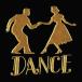  Dance лакировка наклейка [Dance Dance ( swing Dance ) золотой 30mm]