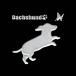  собака лакировка наклейка LOVE DOG Dux fndo( бабочка .) серебряный 