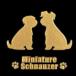  собака лакировка наклейка LOVE DOG миниатюра shunau The -(. хороший ) золотой 
