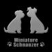  собака лакировка наклейка LOVE DOG миниатюра shunau The -(. хороший ) серебряный 