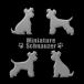  собака лакировка наклейка LOVE DOG миниатюра shunau The -(4 шт ) серебряный 