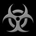  лакировка наклейка [ Vaio риск Mark BIOHAZARD серебряный ]