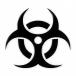  лакировка наклейка [ Vaio риск Mark BIOHAZARD чёрный ]