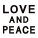  знак лакировка наклейка MOJI [LOVE AND PEACE чёрный ]