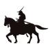  лакировка наклейка Sengoku Silhouette [ date ../BK чёрный ]