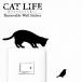  кошка настенный стикер [CAT LIFE кошка жизнь ](.....) переключатель стикер 