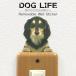 DOG LIFE Color собака жизнь цвет [ миниатюра Dux fn Delon g волосы - черный язык ] собака настенный стикер 