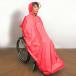  koala healthy care rain wine red wheelchair for raincoat waterproof . easy attaching and detaching 