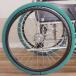 a.*.~.*.. wheel socks Special middle 19~17 -inch green 2 ps 1 set wheelchair for for interior wheel slippers tire cover back wheel tatami etc.. floor. scratch . reduction 