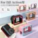 For DJI Osmo Action 6 защита кейс силикон защитный корпус Osmo Action 6 PC защитный корпус царапина предотвращение все защита мягкий soft легкий разделение тип кейс ударная абсорбция аксессуары 