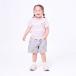 POLO BCS короткий рукав окантовка футболка розовый ×90cm baby The .s ограничение младенец рождение подготовка празднование рождения детская одежда ребенок одежда 