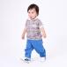 POLO BCS распределение цвета рубашка-поло с коротким рукавом бежевый ×80cm baby The .s ограничение младенец рождение подготовка празднование рождения детская одежда ребенок одежда 
