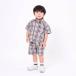 POLO BCS проверка шорты бежевый ×90cm baby The .s ограничение младенец рождение подготовка празднование рождения детская одежда ребенок одежда 