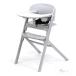 NOVUS(no незначительный ) baby высокий стул серый [ детский стул для взрослых стул еда стул сиденье доска 4 -ступенчатый регулировка подножка 9 -ступенчатый регулировка 6 месяцев примерно ~130kg примерно соответствует ]