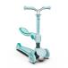 Y glider 2-IN-1 teal ( light blue ) Kids scooter scooter 1 -years old half from 5 -years old child LED light folding foot brake [ sending 