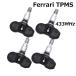 Ferrari Ʊʡ ¹Լ 433MHz  1ʬ4ĥå TPMS 󥵡 F430 458 488 F12 FF ե˥ ե顼