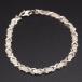 Q631 Vintage SILVER925 печать браслет дизайн серебряный 