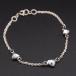 S846 Vintage 925 печать браслет Heart дизайн серебряный 