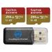 ʿ͢ʡSanDisk 256GB Micro SDXC Extreme Memory Card 2 Pack Works with Go
