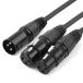 [ flat line импортные товары ]TISINO XLR Y сплиттер кабель двойной женский XLR из мужской XLR Mike комбайнер Y код баланс мой 