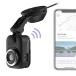 Scosche NEXS1 Full HD 1080P Smart Phone Enabled Dash Cam Powered by Nexar with 32GB Micro-SD Card - WiFi  Bluetooth - Car Security Camera System wit