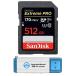 SanDisk Extreme Pro 512GB SDXC Card for Panasonic Camera Compatible with DC-S5, DC-BGH1 Class 10 UHS-1 4K V30 (SDSDXXY-512G-GN4IN) Bundle with (1) Eve