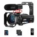 ʿ͢ʡVideo Camera 4K Camcorder with 10X Optical Zoom  120X Intelligen
