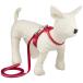 ne.mote Old цветок 01 шлейка комплект N красный ( кошка для Harness * Lead )