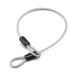  Daytona (Daytona) for motorcycle helmet lock 4.6mm stainless steel 500mm wire lock 75633