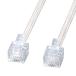  Sanwa Supply экология телефон кабель (6 высшее 4 сердцевина ) 5m белый TEL-E4-5N2
