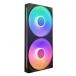 NZXT F280 RGB Core Black 2ե 280mm 󥰥ե졼 RGBե RF-U28HF-B1 FN2264