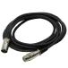 TECH микрофонный кабель XLR( мужской ) / XLR( женский ) 5m TMCC-5 черный 