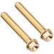 poshu(POSH) 24K маленький фланец болт с шестигранной головкой 24K металлизированный M6X40 2PCS 810750-040