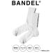 BANDEL van Dell носки COMPRESSION SOCKS MIDDLE BG-SK001 белый x черный 