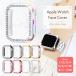 �A�b�v���E�H�b�` �J�o�[ �P�[�X ���C���X�g�[�� �ی�P�[�X �L���L�� apple watch series 7 6 SE 5 4 3 ���f�B�[�X ������� �V���v�� ���h�~ �ی� �ϏՌ�