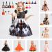  Halloween costume child child dress cosplay pretty costume One-piece costume play clothes dress 100-150 Halloween girl 2 point set 